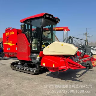 雷沃收割机全自动农用中小型家用小麦水稻谷物联合履带式收割机