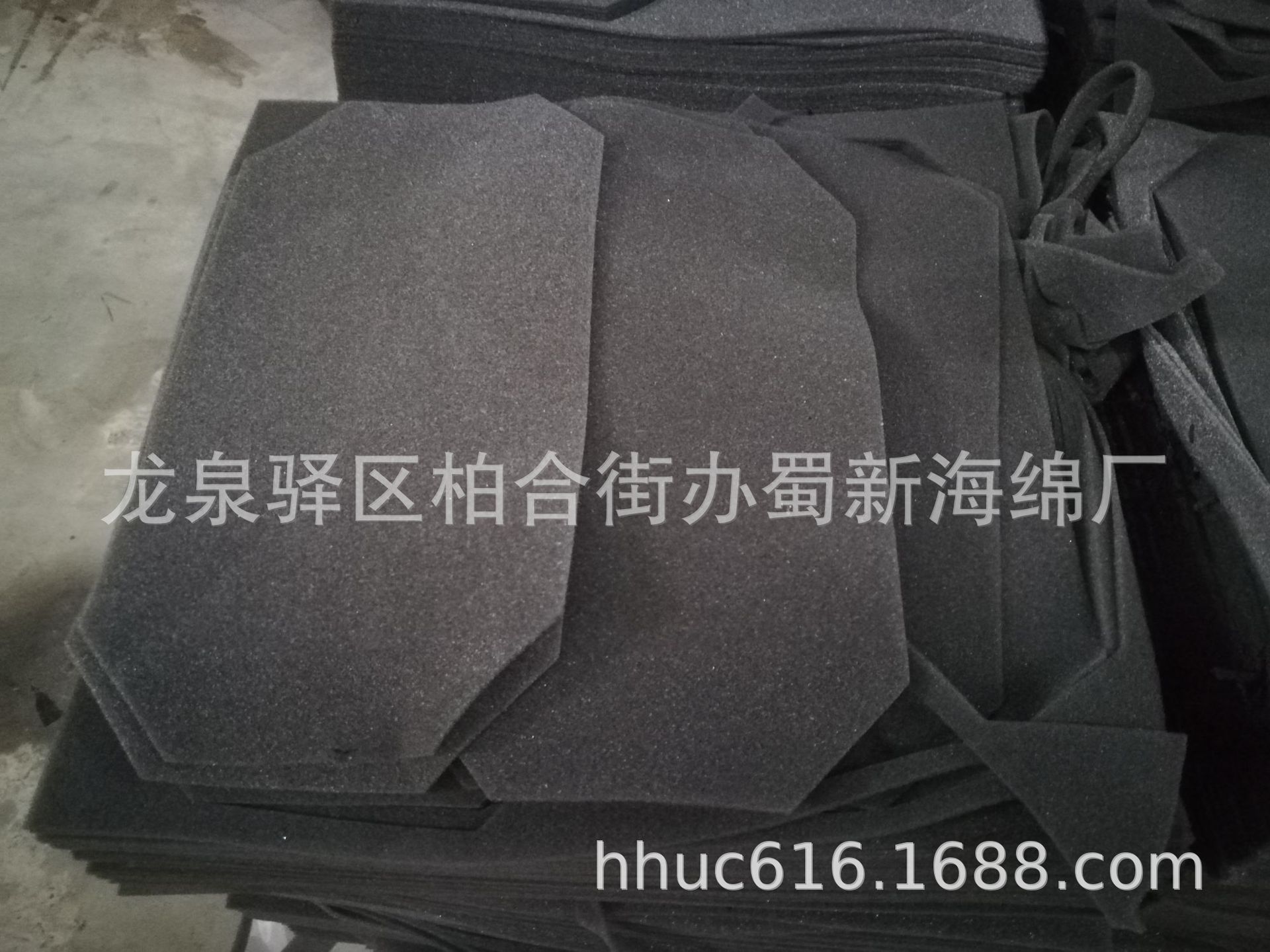 黑色普通聚氨酯海绵垫 缓冲防撞内托海绵垫 减震海绵垫