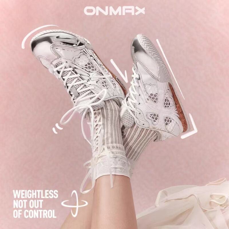 [Onmax Four-Leaf Clover-Silver] 2025 Summer New Thin-Soled German Training Shoes, Fashionable Sports Ballet Shoes