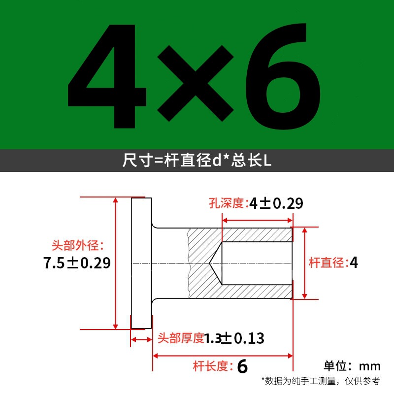 【メーカー直販】GB873GB875 半中空アルミリベット M2-M6 カーリングと開花 大量割引|undefined