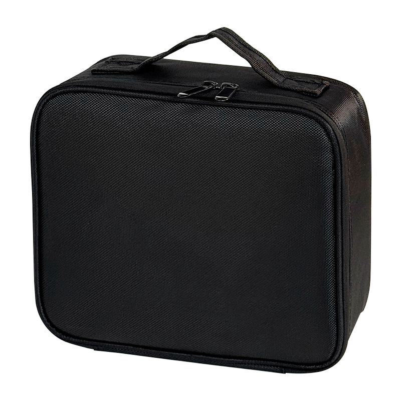 Bolsa de cosméticos de viaje 2025 nuevo modelo de alta calidad de gran capacidad espejo cosmético portátil caja de almacenamiento bolsa de almacenamiento