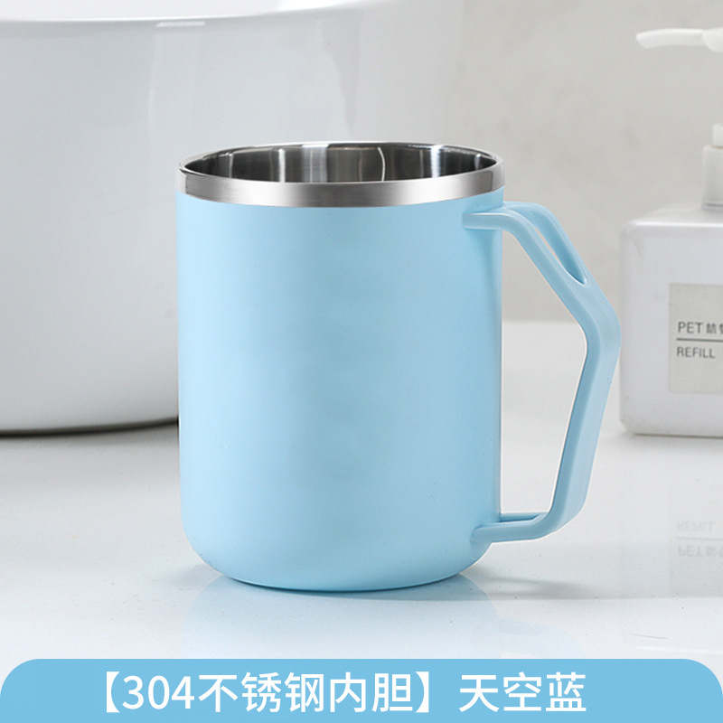 Taza de acero inoxidable 304 taza de cepillo de dientes taza de lavado dormitorio hogar estudiantes taza de cepillo de dientes para niños pareja taza de cepillo de dientes