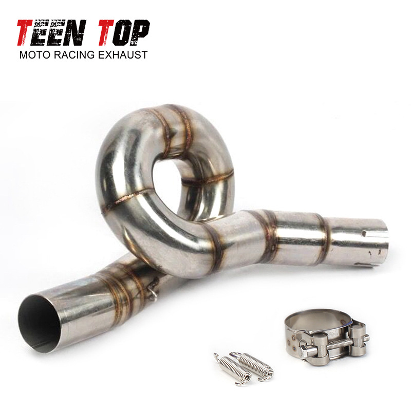 Modified Benelli Huanglong 300 Exhaust Pipe Middle Section Suitable for Benelli Bn302/Tnt300 51mm Interface