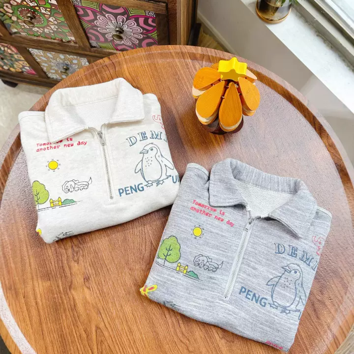 25年秋季DD幻彩新款动物乐园套头polo卫衣（现货）