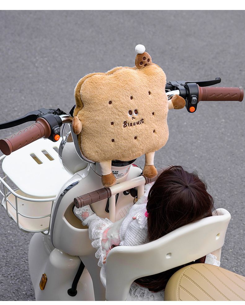 Electric Vehicle Anti-Collision Head Protection Pad, Baby Front-Mounted Child Seat Anti-Collision Pad, Electric Scooter Thickened Protective Pad, Universal