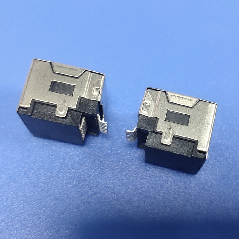 Rj45 Flush-Mount Socket Smth=8.50Lcprj45 Network Female Connector Crimp Smd Interface Plug Connector