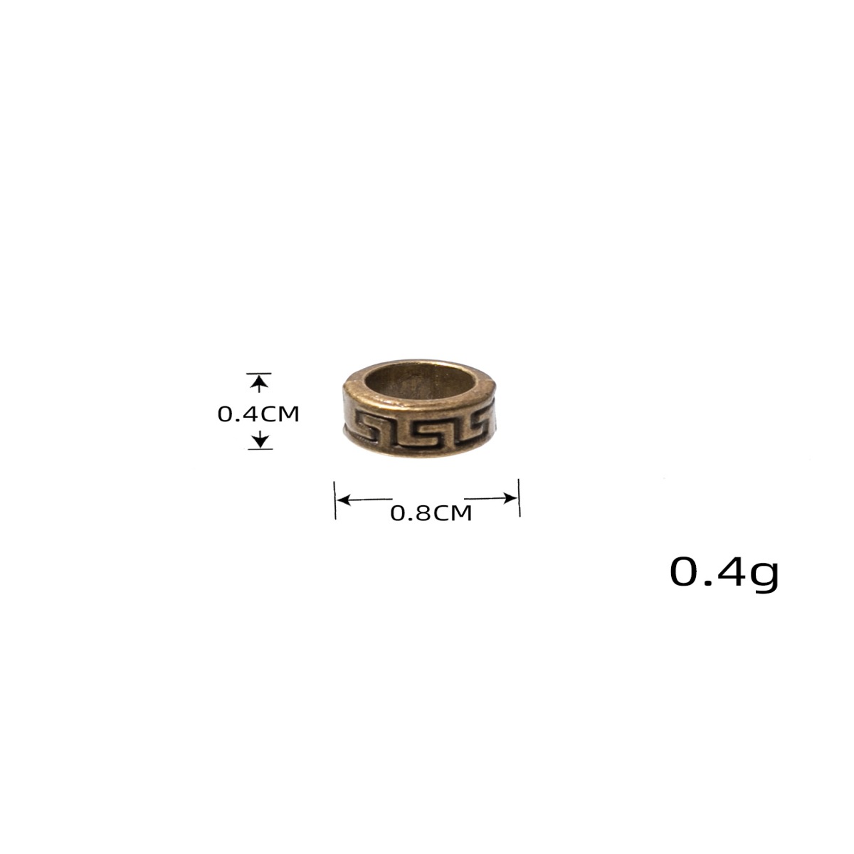 Sucio anillo de la trenza hebilla de metal hebilla de pelo anillo de accesorios para el cabello anillo de pelo tocado vintage hebilla decorativa trenzado adorno para el cabello tocado anillo de pelo