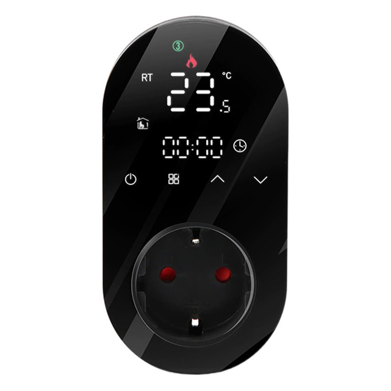 Термостат с датчиком температуры для электрической нагревательной пленки для рептилий, регулятор постоянной температуры для водяного и напольного отопления, прибор для контроля температуры с сигнализацией высокой температуры.