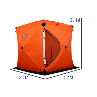 Outdoor Windproof and Warm Quick-Open | Avtomobil dam çadırları - type-b-orange-2222207m-3-4-people
