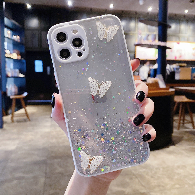 iPhone16Promax 携帯電話ケース目の保護グリッター蝶 1413 Apple 15 保護カバー新しい高級に適しています|undefined