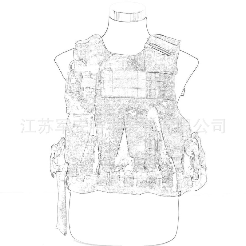 Nylon Star K Training Carrying Equipment 21 Multi-Functional 11-Piece Set Tactical Vest Vest Protective Equipment Vest