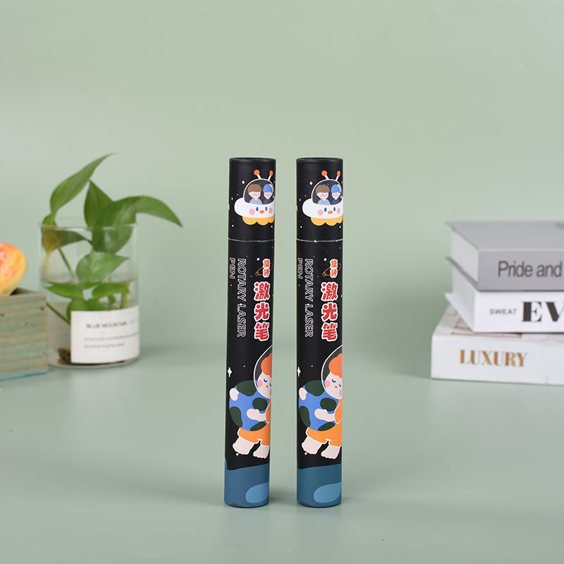 激光笔礼品牛皮纸罐定 制圆筒茶叶红酒食品包装纸筒定 做纸管纸罐