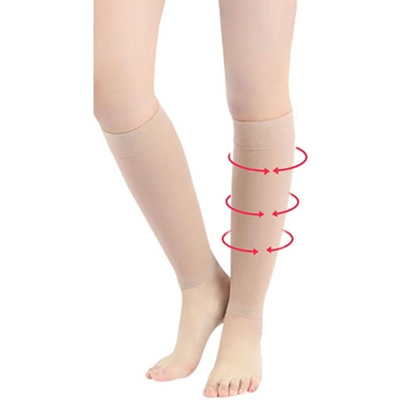 Cross-Border Export Medical Grade Calf Socks, Secondary Venous Pressure Socks, Elastic Mid-Tube Health Socks, German Sock Machine