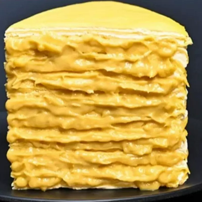 厂家直供榴莲千层蛋糕6寸网红甜品爆浆点心下午茶生日批发猫山王