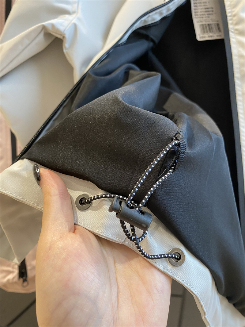 Vattentät herr trenchcoat jacka med huva för utomhusbruk_voghion.com