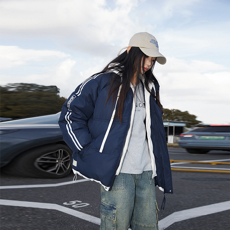 2025 invierno nuevo estilo de algodón femenino universal corto estilo de moda con capuzas suelta de algodón femenino coreano chaqueta de algodón delgada chaqueta image 10