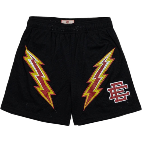 Casual shorts for men, muscle fitness, American style quarter pants, mesh, breathable, loose, no more than knee-length, cross-border exclusive