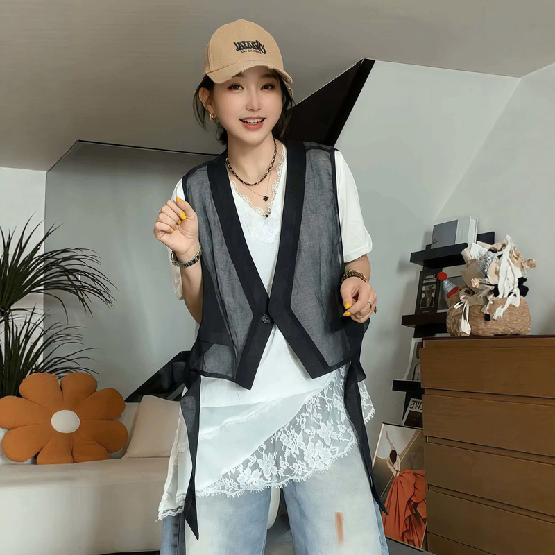 Loose Fashion Plus-Size Vest, Loose Summer Cardigan 2026, Sleeveless New Thin Versatile Tank Top Casual Top