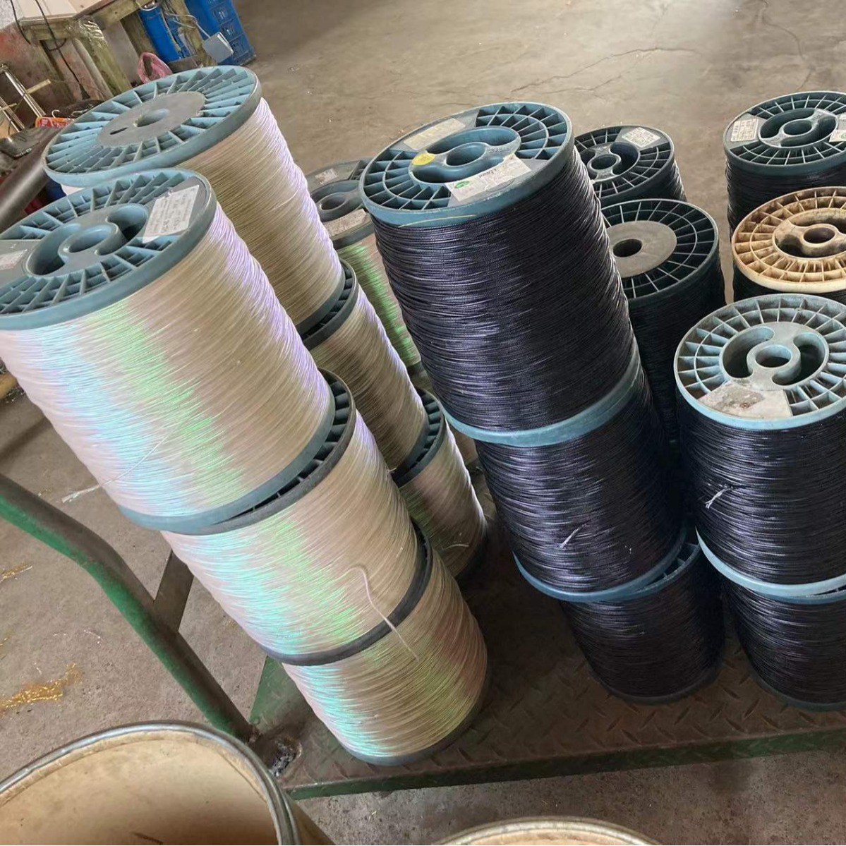 粗1mm粗浅色金丝并股浅金绳亮彩绳1.5mm直径银箔丝并股线装饰品用