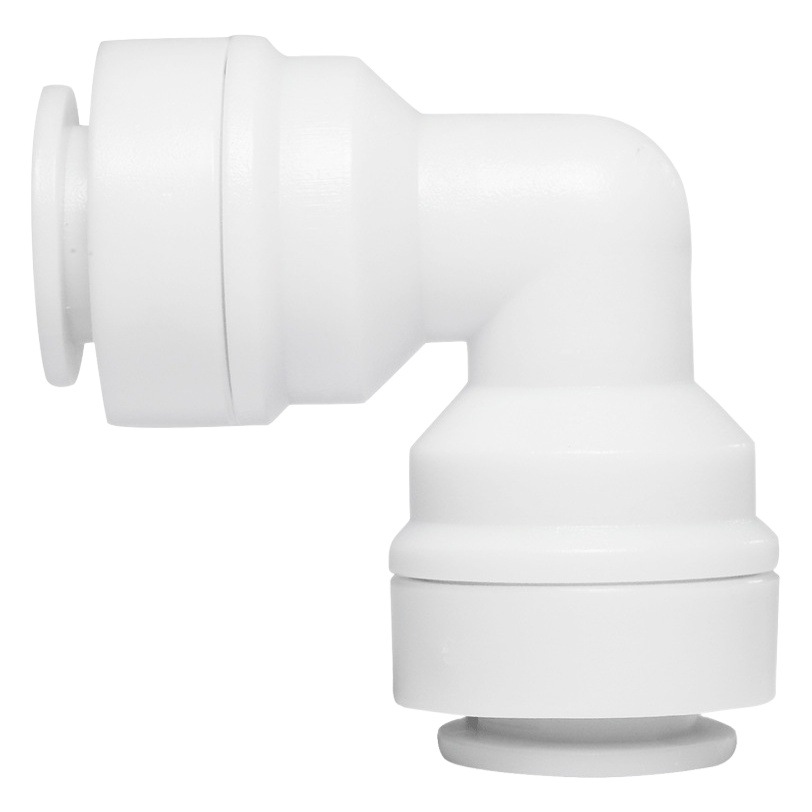 Tipo L sin tarjeta de 3 puntos conector de enchufe rápido dispensador de agua filtro de agua pura máquina de agua potable directa tubo conector universal 4066 codo