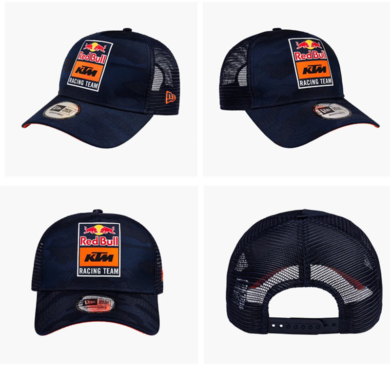 KTM 赛车帽 网帽MONSTER怪兽平沿棒球帽嘻哈休闲运动红牛队鸭舌帽|undefined
