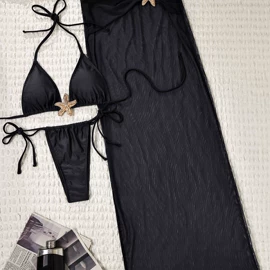 比基尼;连体泳衣;三件套泳装