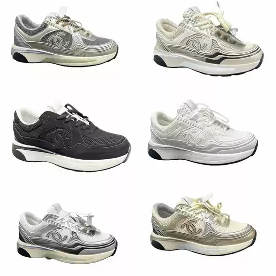 Chan Style Silver Corner King Sneakers 2026 New Mesh Versatile Low Top Casual Unisex Shoes Thick Sole Dad Shoes