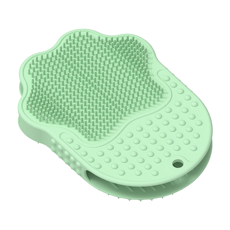 Perro bañado masaje pein de silicona productos de depilación para mascotas guantes para gatos para eliminar el pelo flotante cepillo de depilación de mascotas