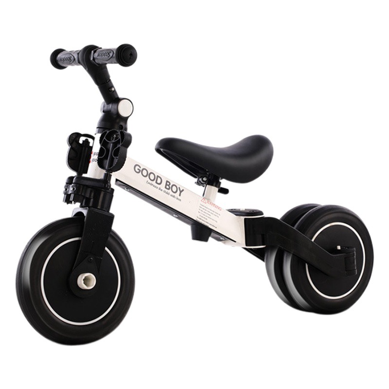 Venta al por mayor tres en uno coche deslizante para niños pedal de coche de equilibrio para niños deformables bebé caminando asistencia deslizante triciclo