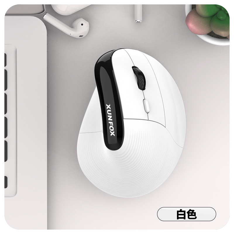 炫银狐H5垂直鼠标无线蓝牙双模立式充电2.4G鼠标商务办公电脑跨境 - 7