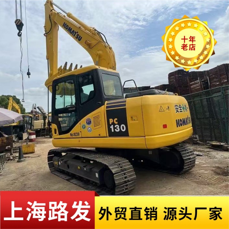Usado Komatsu PC130 - 7 excavadora maquinaria grande gancho pequeño exportación profesional