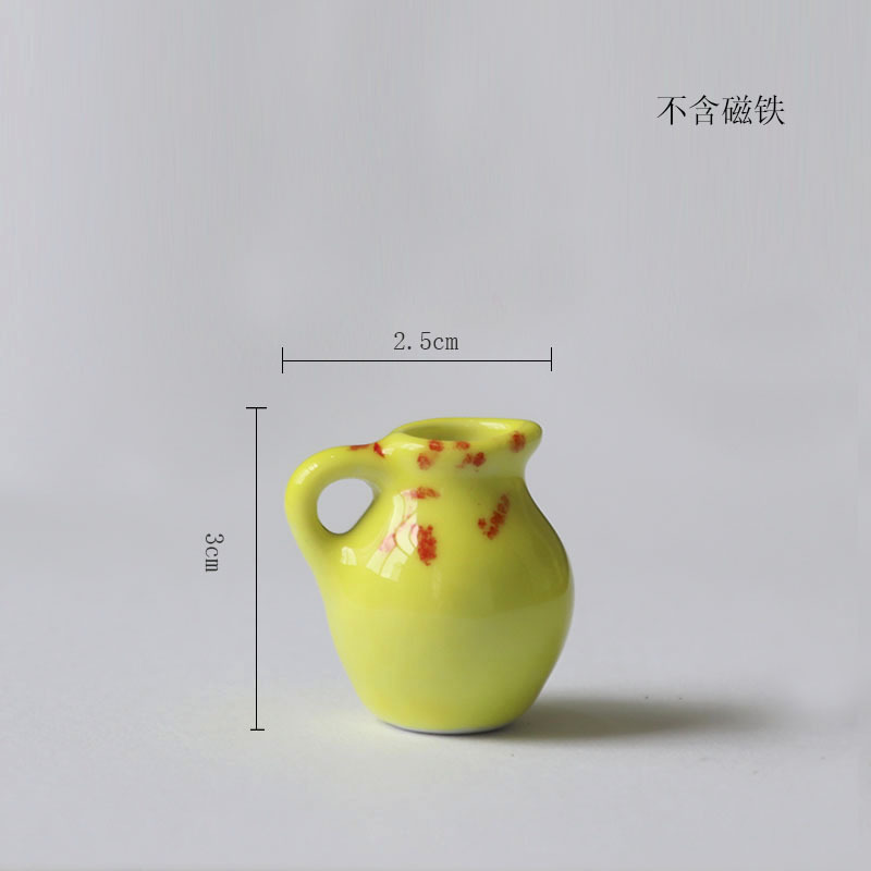 Ins風ミニセラミック小花瓶冷蔵庫貼り個性創意ミニチュア指先花瓶景徳鎮工場卸売り|undefined