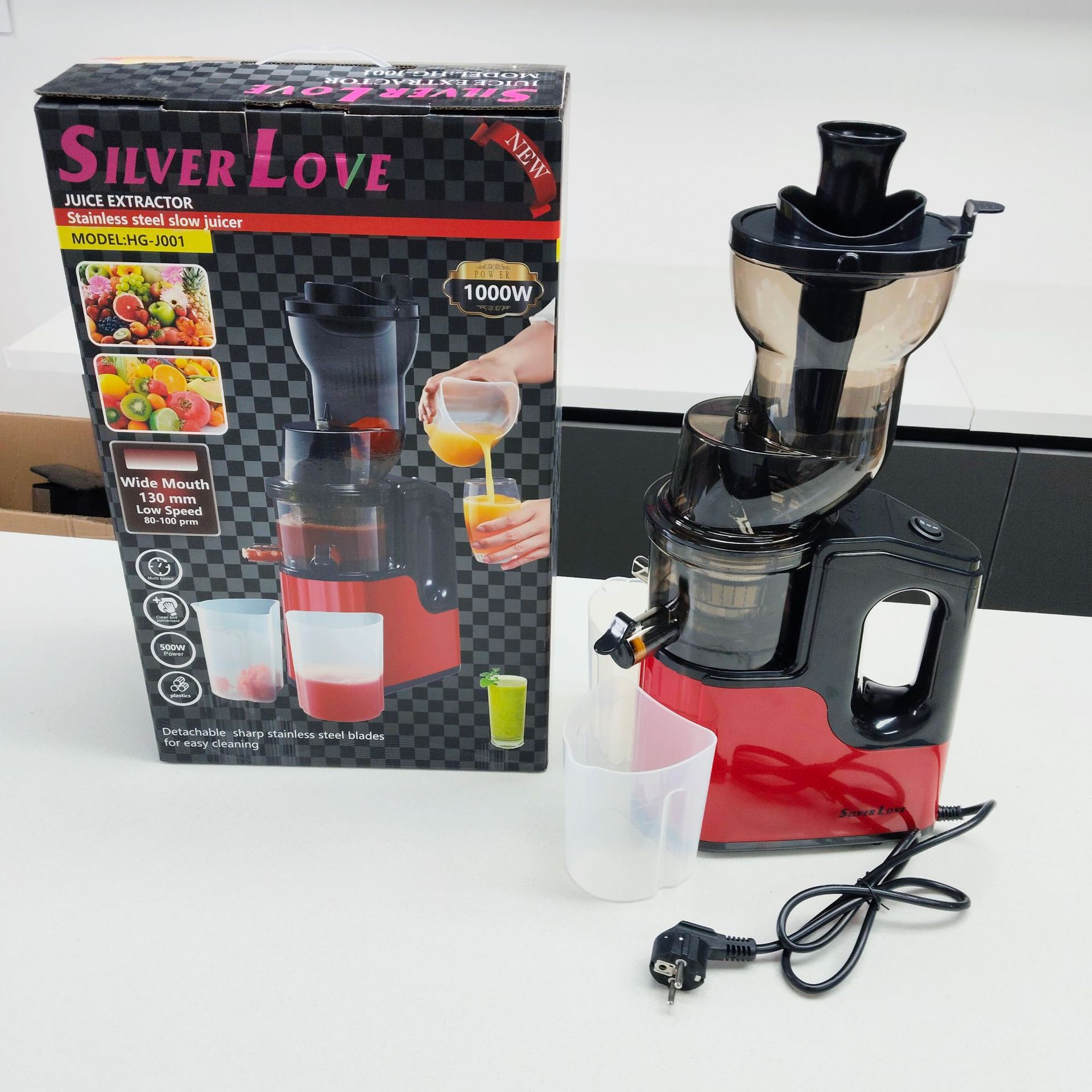 Máquina de extracción de jugo doméstica automática de gran calibre para separación de jugo de residuos comerciales pequeños, máquina multifuncional de frutas y verduras transfronterizas