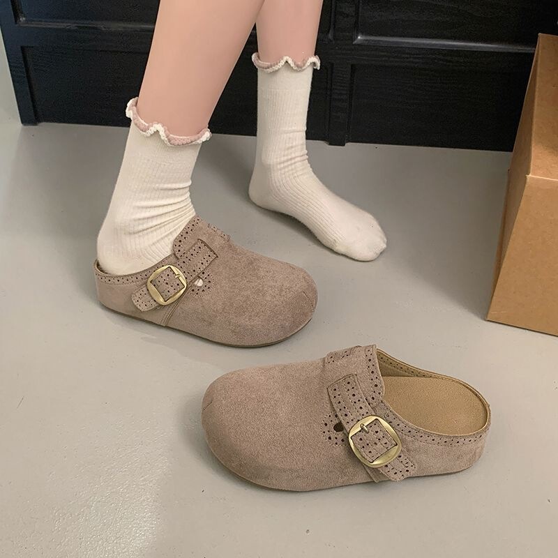 2025 Trendy Fashion Thick-Soled Birkenstock-Style Women's Outdoor Clogs with Closed-Toe Design, Cork Sole, Versatile Slip-On Mules 2025 Trendy Fashion Thick-Soled Birkenstock-Style Women's Outdoor Clogs with Closed-Toe Design, Cork Sole, Versatile Slip-On Mules
