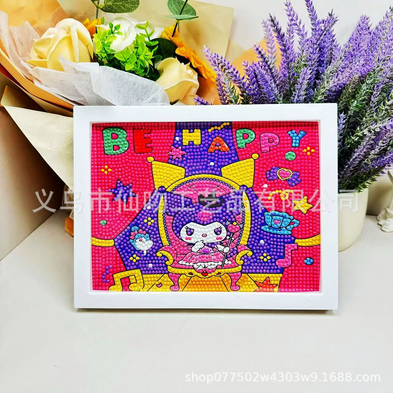 Набор для алмазной живописи Sanrio Kuromi, 17×22 см пластиковая рамка, набор для творчества DIY для детей