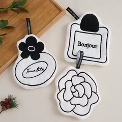 サンゴのフランジタオルキッチン浴室吸水二重厚い手拭きタオル掛け式家庭用手拭きタオル