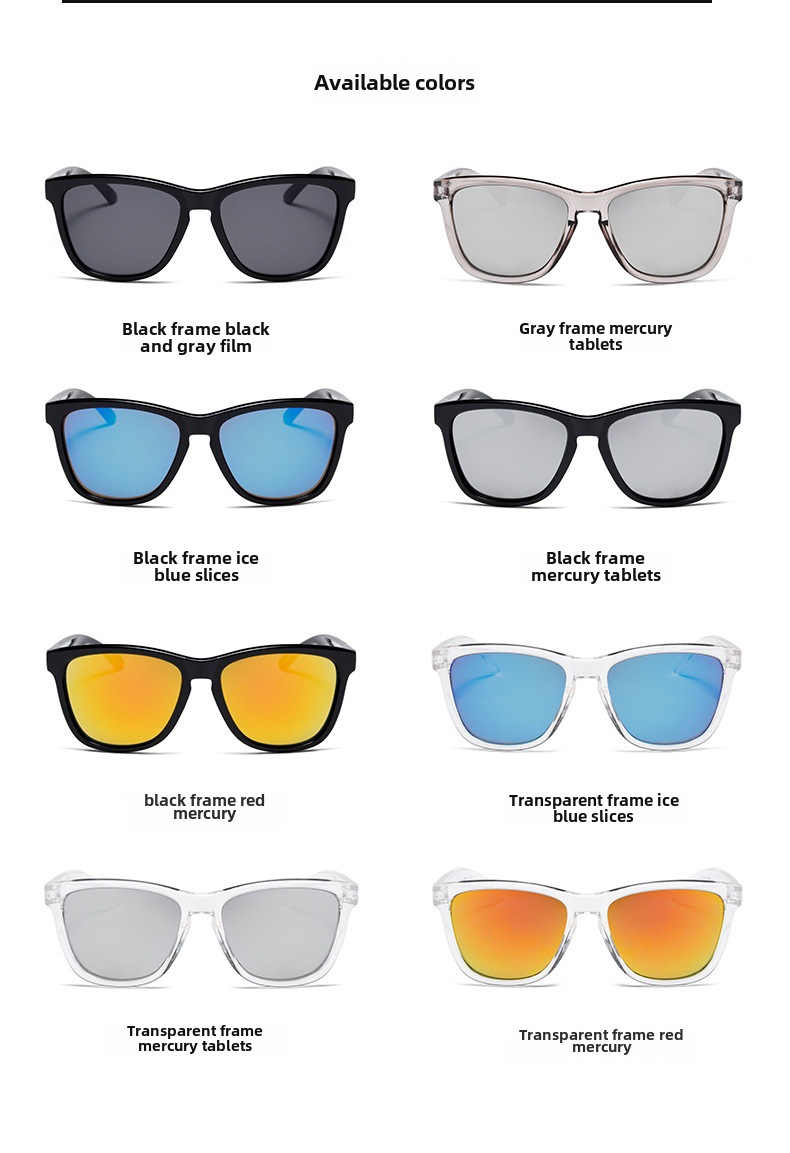 Lunettes de soleil classiques personnalisées à la mode de style coréen, lunettes de soleil concaves résistantes aux UV et au soleil, lunettes unies pour femmes_voghion.com