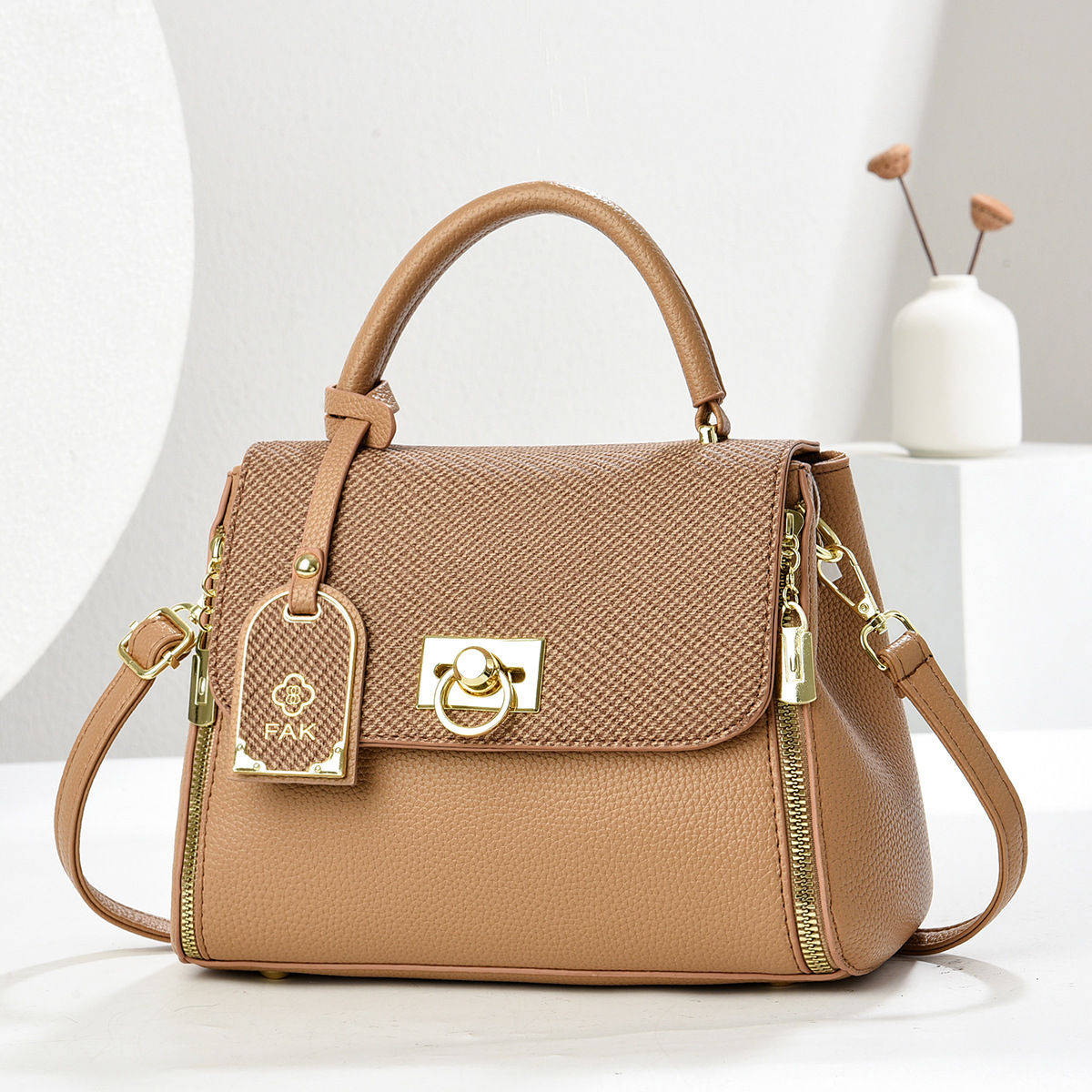 2025 nuevo estilo temperamento bolso de mujer bolso grande bolso de hombro de mujer salvaje