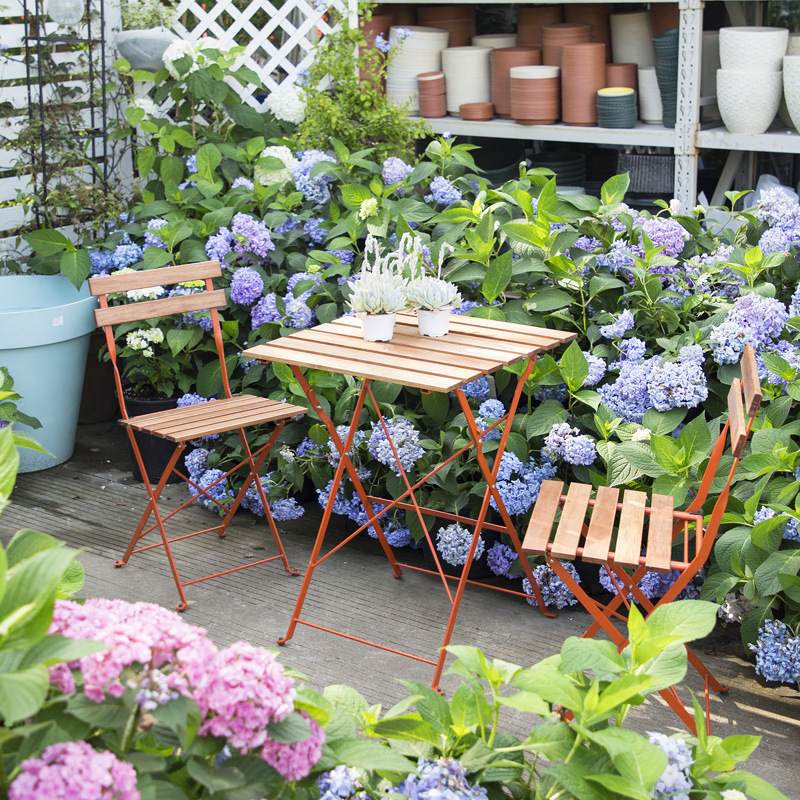 Milk Tea Shop Coffee Shop Solid Wood Folding Table and Chair Combination Catering Furniture Leisure Negotiation Table and Chair Restaurant Table and Chair