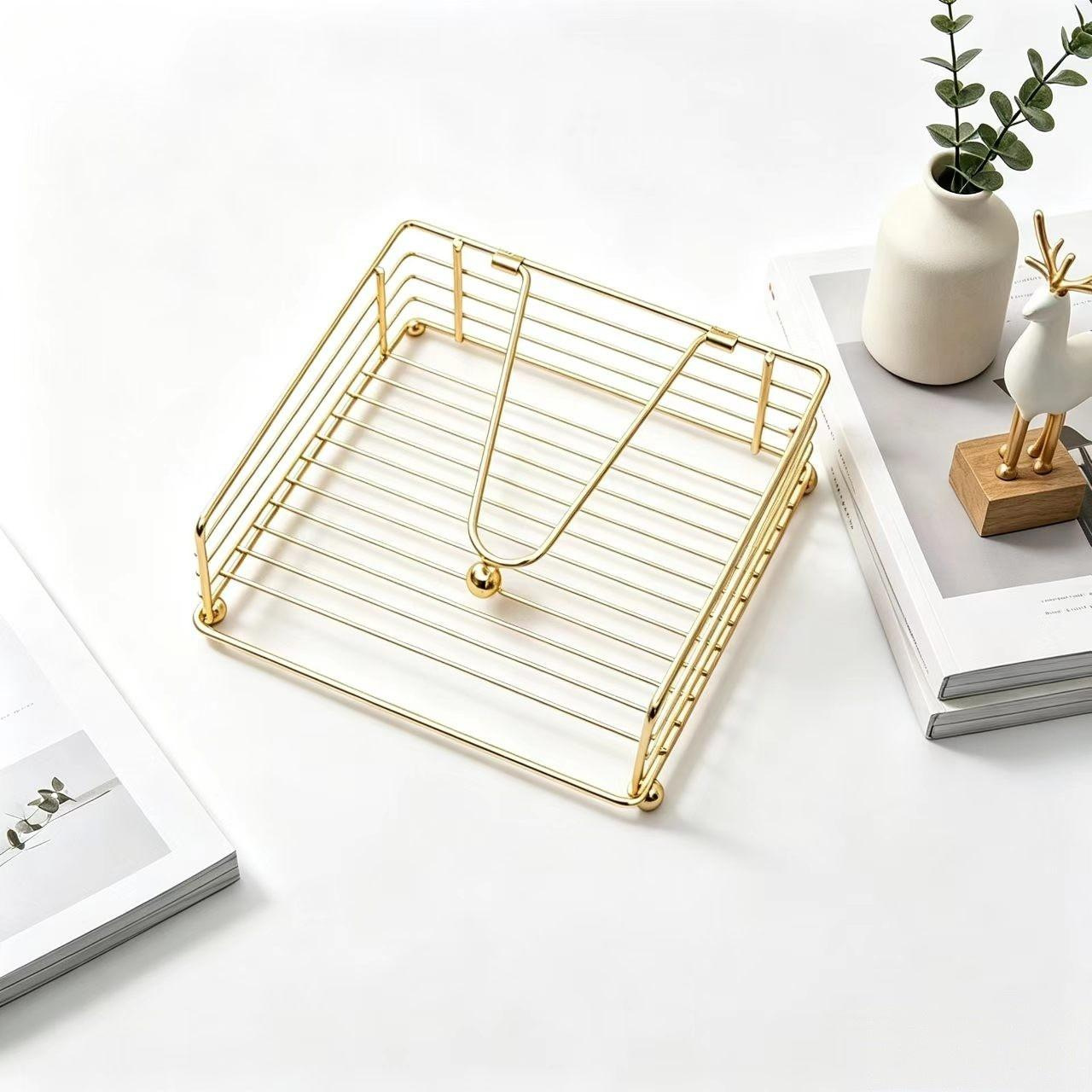 SPOT Iron napkin holder Nordic Iron Art Square servilleta titular de mesa metálica toallas de papel titular de toallas de papel image 9
