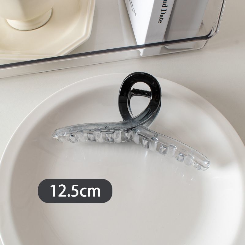 Gran clip de tiburón esmerilado acrílico simple horquilla tocado volumen gran horquilla de alto grado accesorios para el cabello al por mayor