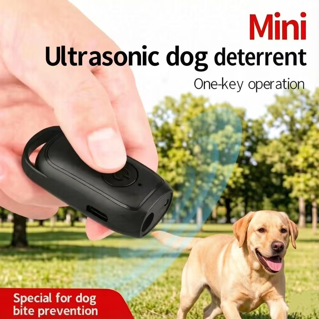 Cross-Border Hot-Selling Ultrasonic Dog Repellent, High-Power Training Anti-Barking Device, Dog Deterrent Tool, Outdoor Self-Defense Anti-Barking Device