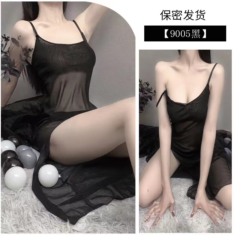 블랙 롱 원피스