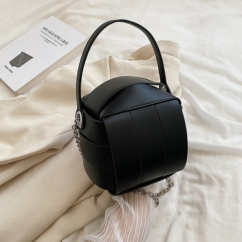 Cross-border Korean version women's  new woven small square bag Korean version splicing contrasting color chain shoulder bag for women