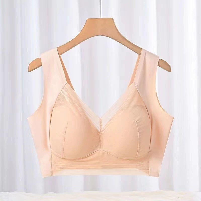 Bra top, supporting wireless bra, beautiful back