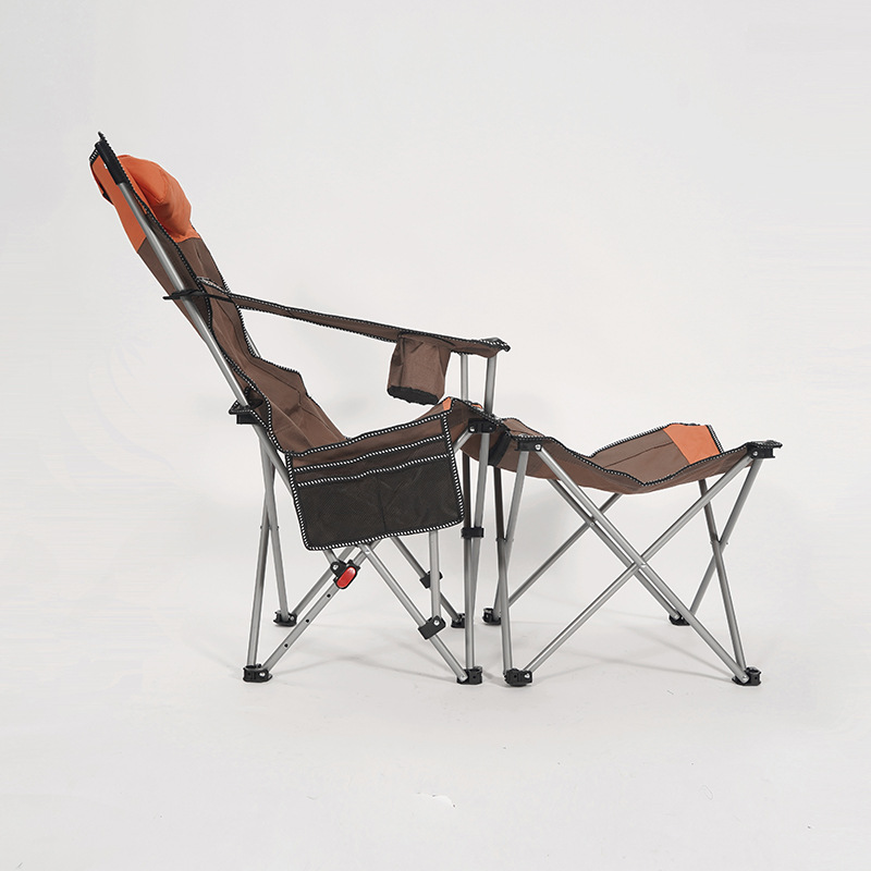 Ajuste de cuatro niveles para sentarse y acostarse, camping, descanso para el almuerzo, sillón plegable, silla de playa de pesca, juego de mesa y silla portátil