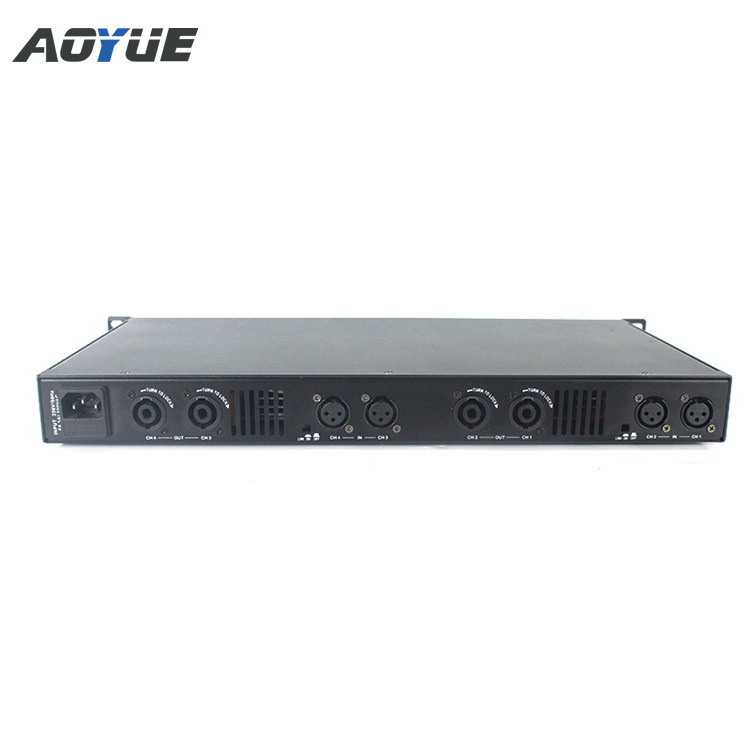 Aoyue clase D amplificador K4-450 de cuatro canales amplificador de audio para el hogar DJ amplificador KTV amplificador de Conferencia