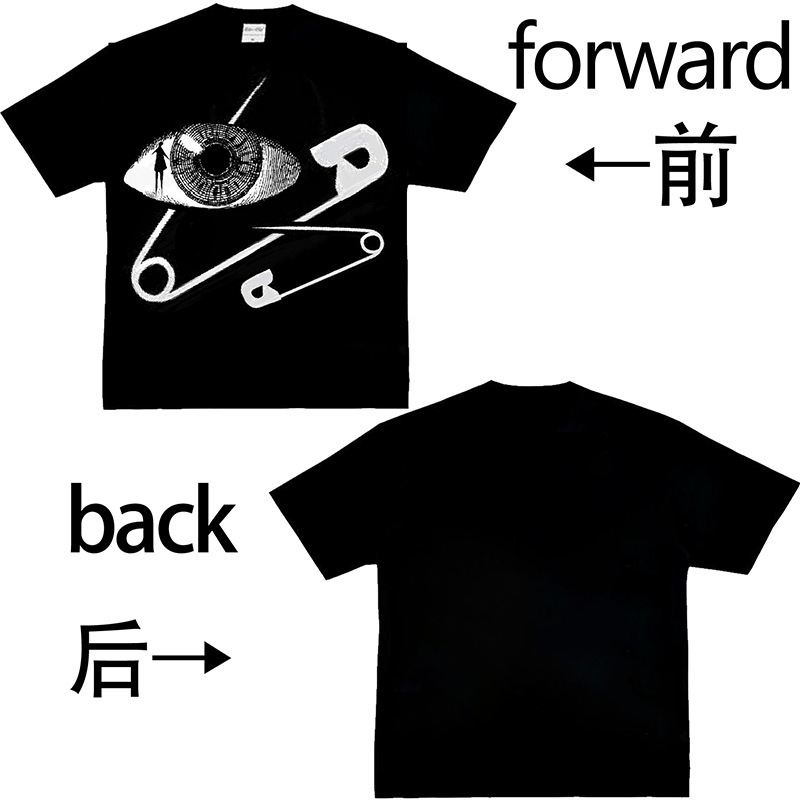 特大柄貿易Tシャツ 男女兼用 レトロY2KプリントTシャツ ストリートトレンド 男女兼用 クロスボーダー ヨーロッパとアメリカンスタイルのTシャツ|undefined