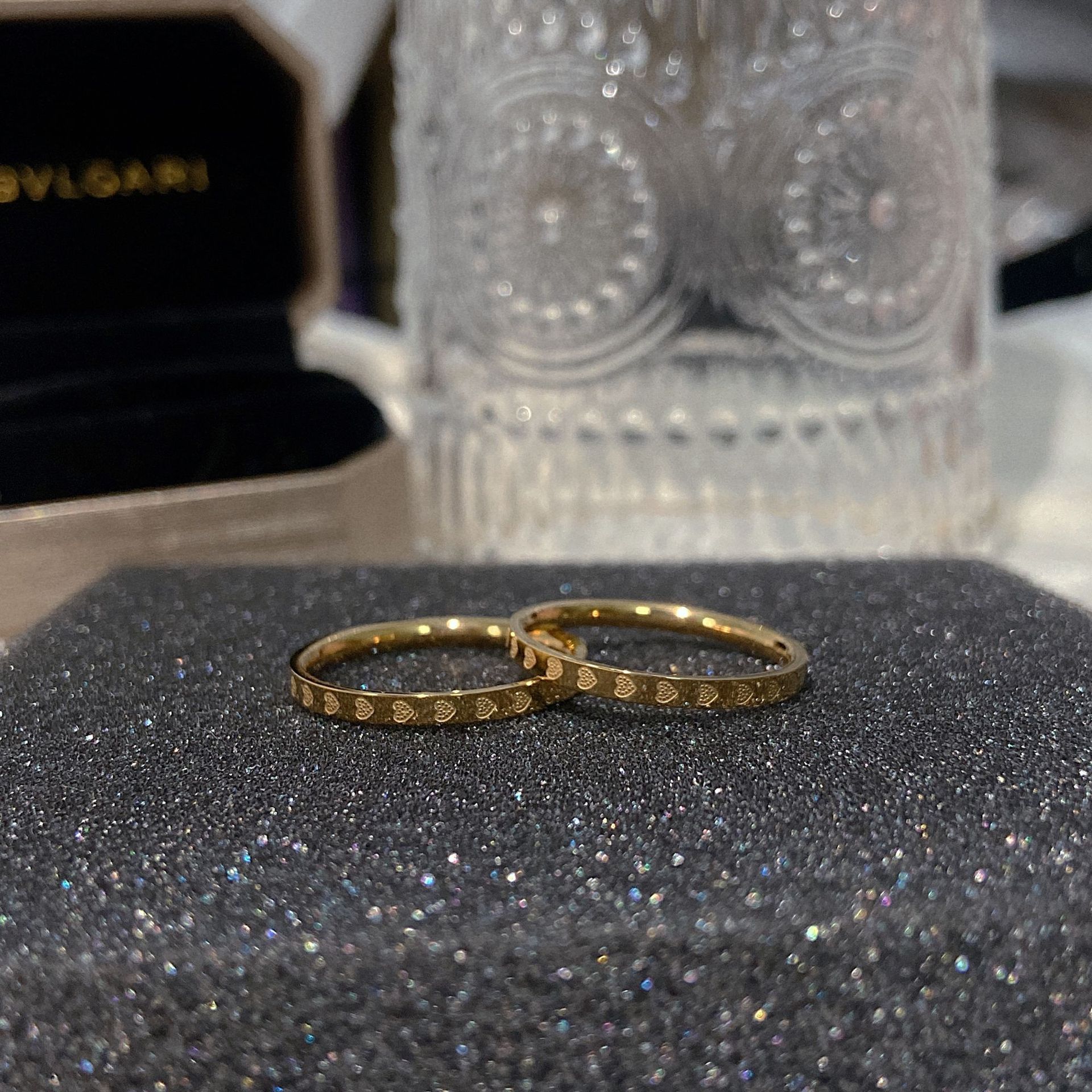 Women'S Gender Simple Style Heart Shape Titanium Steel Plating Rings 1 Piece