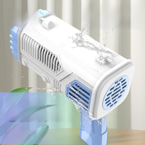 36-hole bubble machine children's bubble toy multi-hole electric with lights bubble gun for boys and girls gift cross-border wholesale